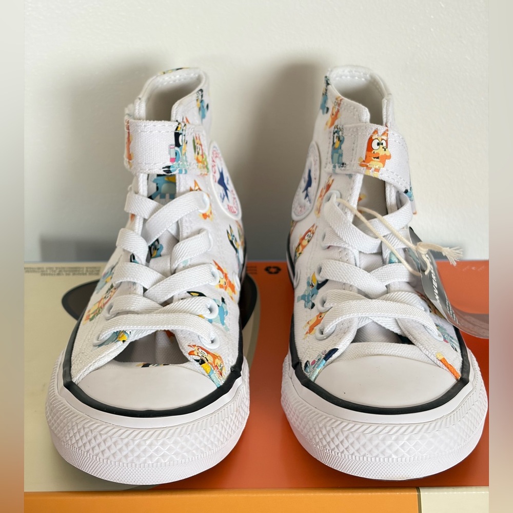 NEW Bluey x Converse Chuck Taylor High Tops - Youth Size 11 | Limited Edition - Picture 6 of 10